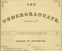 Gender Issues in the Kaleidescope and The Undergraduate